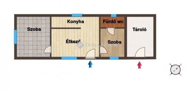 Eladó családi ház, Tótvázsonyban 56 M Ft, 2 szobás