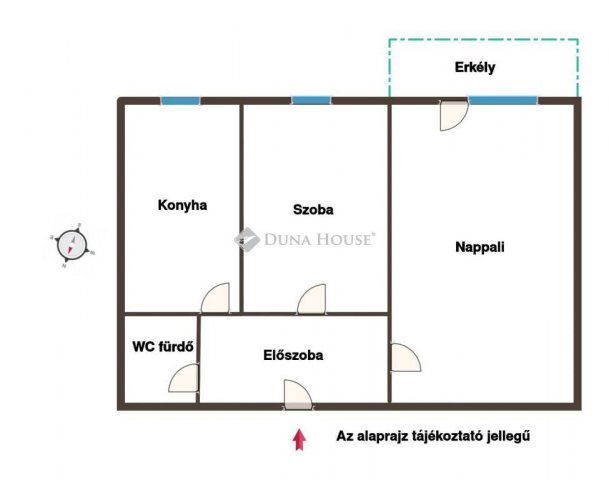 Eladó panellakás, Debrecenben 48.5 M Ft, 2 szobás