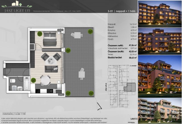 Eladó téglalakás, Budapesten, XIII. kerületben, Jász utcában