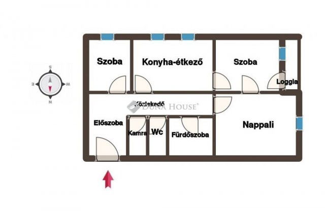 Kiadó téglalakás, albérlet, Debrecenben 582 E Ft / hó, 3 szobás