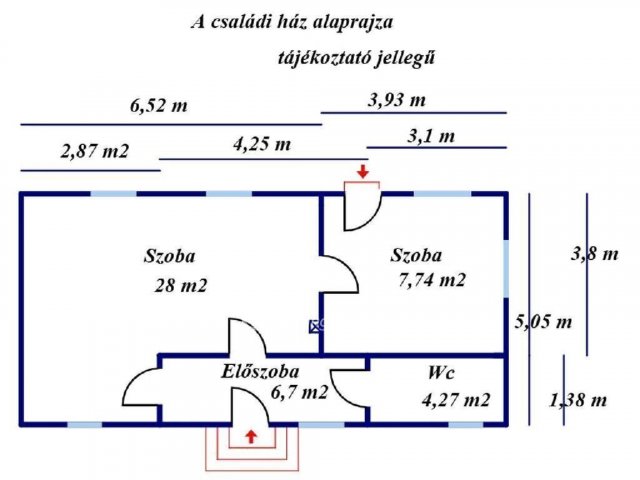 Eladó családi ház, Lajosmizsén 20 M Ft, 2 szobás
