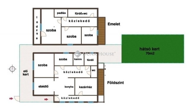 Eladó ikerház, Gyálon 76 M Ft, 4 szobás / költözzbe.hu