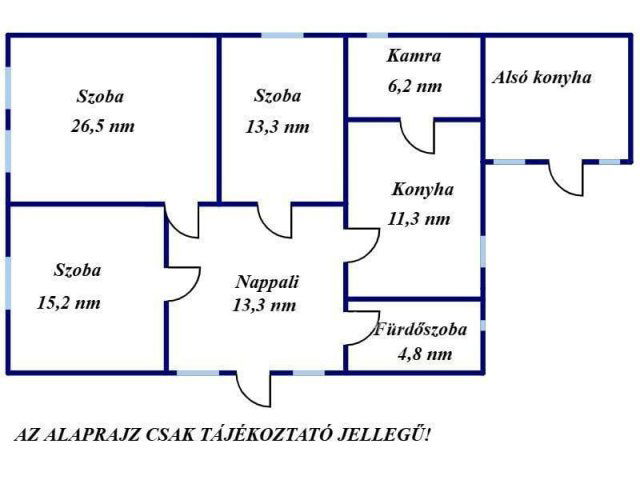 Eladó családi ház, Kunszentmártonban 18.9 M Ft, 3 szobás