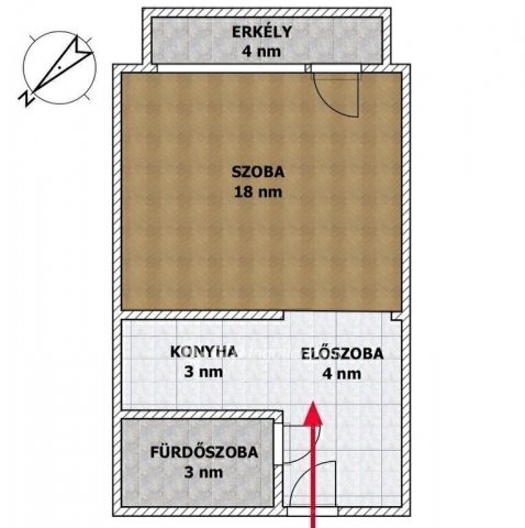 Eladó panellakás, Budapesten, XI. kerületben 52.5 M Ft, 1 szobás