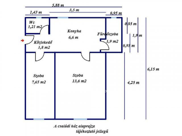 Eladó családi ház, Kiskunfélegyházán 25.9 M Ft, 1+1 szobás