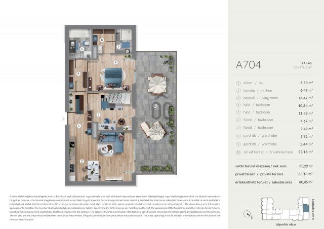 Eladó téglalakás, Budapesten, XIII. kerületben 135.99 M Ft