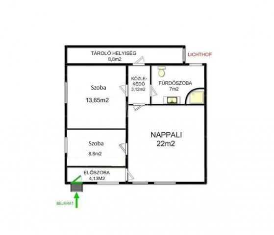 Eladó téglalakás, Budapesten, XX. kerületben 79.9 M Ft