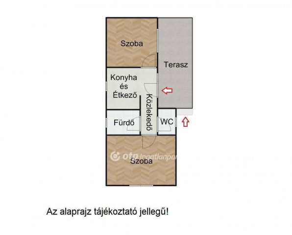 Eladó családi ház, Bujon 22.5 M Ft, 2 szobás