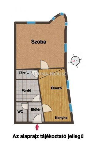 Eladó téglalakás, Siófokon 89 M Ft, 1 szobás