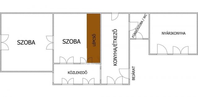 Eladó családi ház, Egerben 55 M Ft, 3 szobás