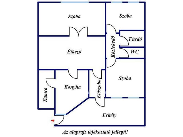 Eladó téglalakás, Szegeden 89.9 M Ft, 3 szobás