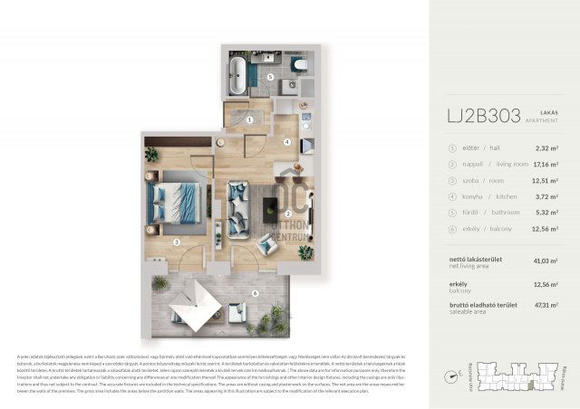 Eladó téglalakás, Budapesten, XIII. kerületben 84.49 M Ft