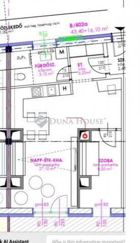 Eladó téglalakás, Debrecenben 72.66 M Ft, 2 szobás
