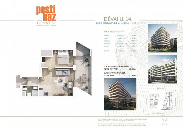 Eladó téglalakás, Budapesten, XIII. kerületben, Dévai utcában