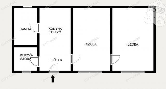 Eladó családi ház, Kecskeméten 44.95 M Ft, 2 szobás