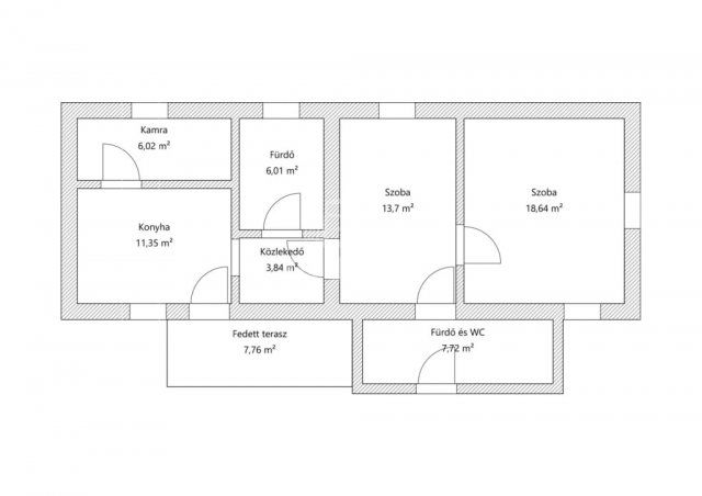 Eladó mezogazdasagi ingatlan, Jakabszálláson 22.5 M Ft, 2 szobás