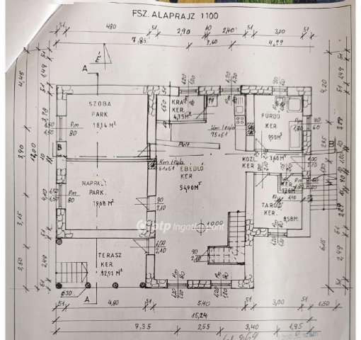 Eladó családi ház, Monostorapátin 89.9 M Ft, 7 szobás