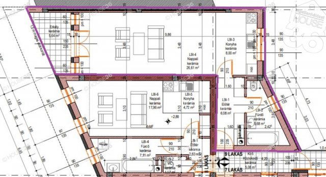 Eladó téglalakás, Kecskeméten 62.5 M Ft, 1 szobás