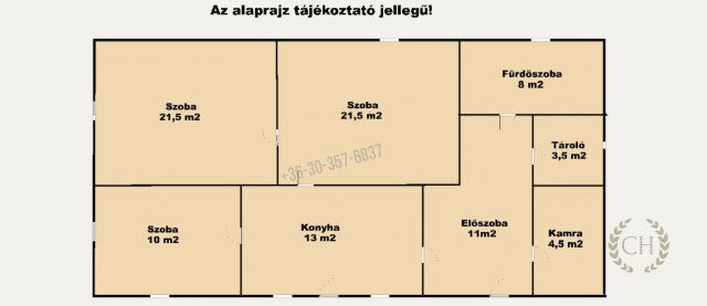Eladó mezogazdasagi ingatlan, Zákányszéken 12.5 M Ft, 3 szobás