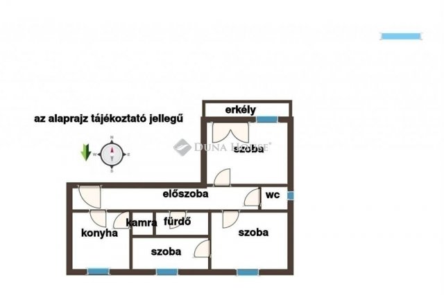 Eladó téglalakás, Pécsett 72.9 M Ft, 3 szobás