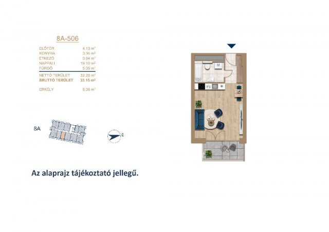 Eladó téglalakás, Budapesten, III. kerületben 75 M Ft, 1 szobás