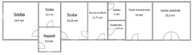 Eladó családi ház, Nemeskeresztúron 8.9 M Ft, 2+1 szobás