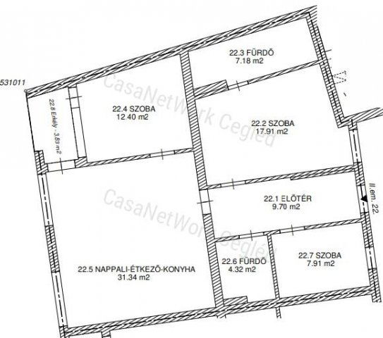 Eladó téglalakás, Szolnokon 104.65 M Ft, 4 szobás