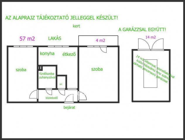Eladó téglalakás, Hajdúböszörményen 65 M Ft, 2 szobás