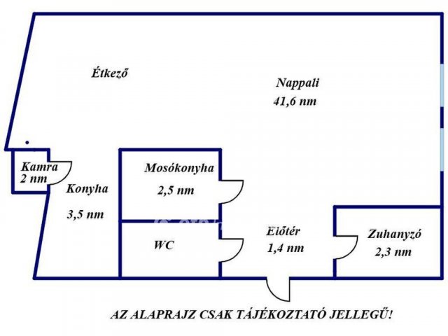 Eladó nyaraló, Cserkeszőlőn 64 M Ft, 3 szobás
