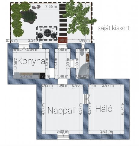 Eladó téglalakás, Budapesten, XIX. kerületben 67.8 M Ft