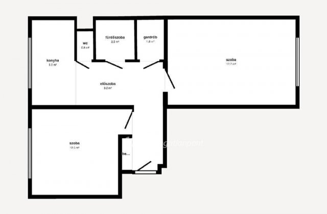 Eladó panellakás, Miskolcon 37.9 M Ft, 2 szobás