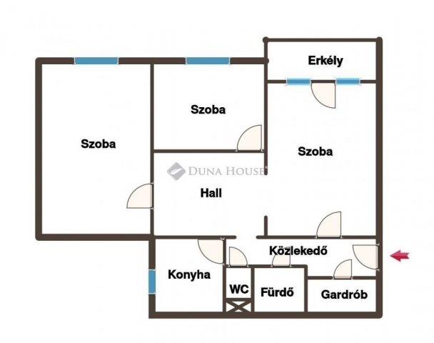 Eladó panellakás, Budapesten, X. kerületben 87.9 M Ft, 2+1 szobás