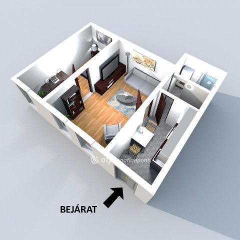 Eladó téglalakás, Budapesten, VI. kerületben 79.9 M Ft, 2 szobás