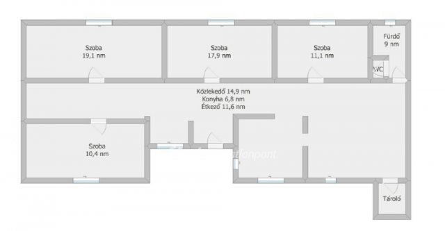 Eladó családi ház, Decsen 13.9 M Ft, 2+2 szobás
