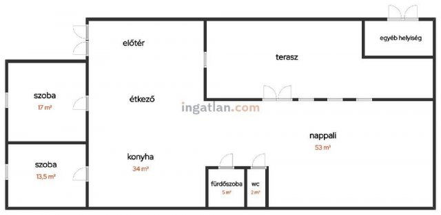 Eladó családi ház, Szécsényen 39 M Ft, 3 szobás