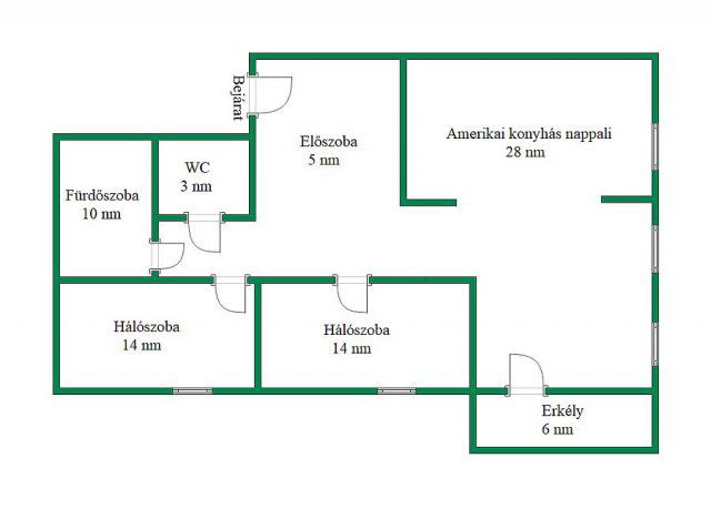 Eladó téglalakás, Dunakeszin 94.9 M Ft, 3 szobás