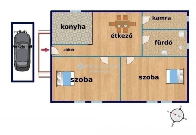Eladó családi ház, Vecsésen 56.9 M Ft, 2 szobás