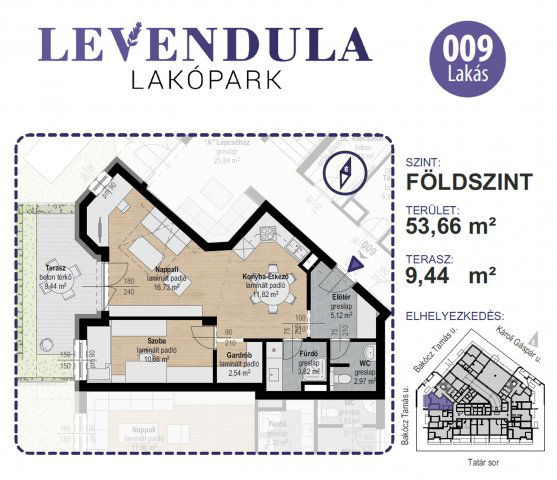 Eladó téglalakás, Kecskeméten 72.9 M Ft, 2 szobás