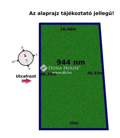 Eladó telek, Seregélyesen 3.5 M Ft / költözzbe.hu
