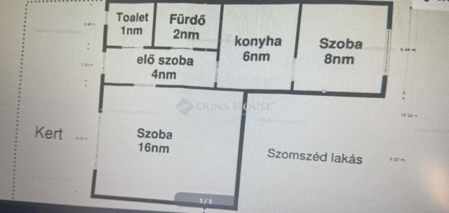Eladó téglalakás, Budapesten, IX. kerületben 44.7 M Ft, 2 szobás