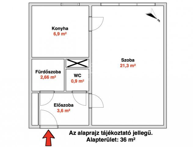 Eladó panellakás, Budapesten, IV. kerületben 53.5 M Ft, 1 szobás