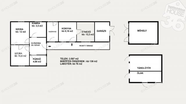 Eladó mezogazdasagi ingatlan, Kecskeméten 36.9 M Ft, 2 szobás