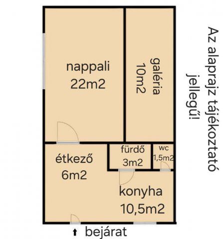 Eladó téglalakás, Budapesten, X. kerületben 49.9 M Ft, 1 szobás