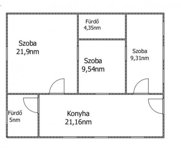 Eladó téglalakás, Orosházán 29 M Ft, 1+2 szobás