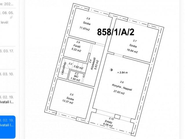 Eladó téglalakás, Komáromban 87 M Ft, 4 szobás