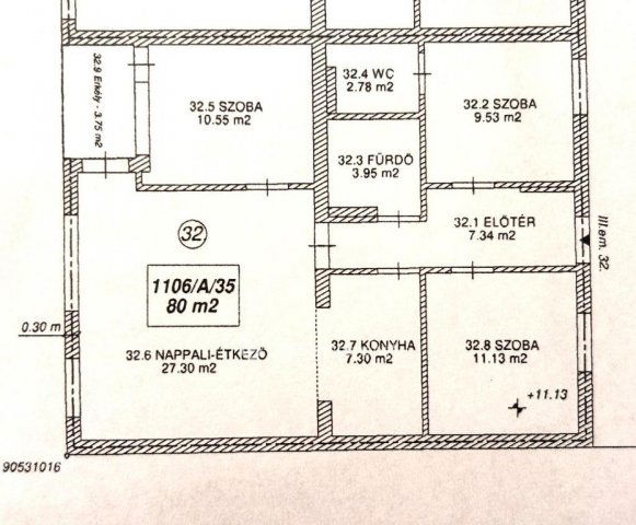 Eladó téglalakás, Szolnokon 92 M Ft, 1+3 szobás