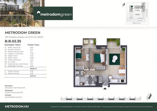 Eladó téglalakás, Budapesten, IX. kerületben, Vaskapu utcában