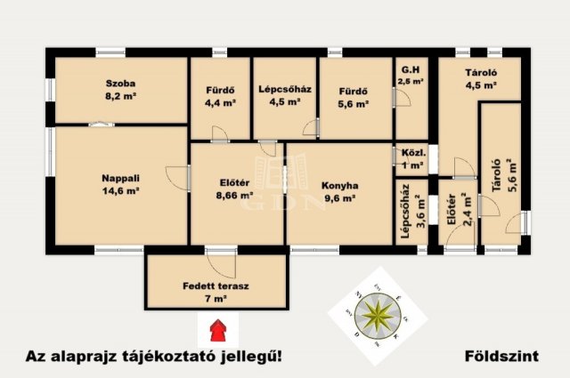 Eladó családi ház, Üllőn 75.9 M Ft, 4 szobás