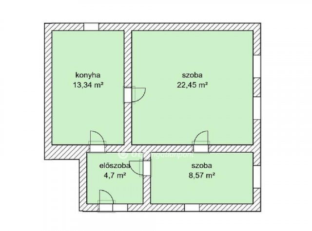Eladó családi ház, Cegléden 13 M Ft, 1+1 szobás