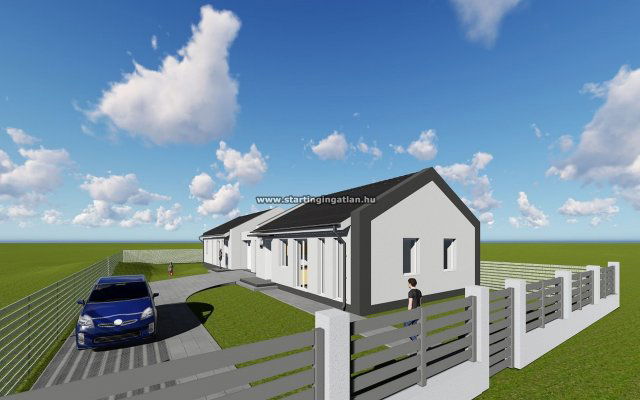 Eladó ikerház, Gyálon, Táncsics Mihály utcában 104.9 M Ft